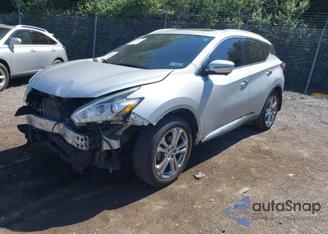 2018 Nissan Murano Platinum from USA, damaged, VIN 5N1AZ2MH4JN182002
